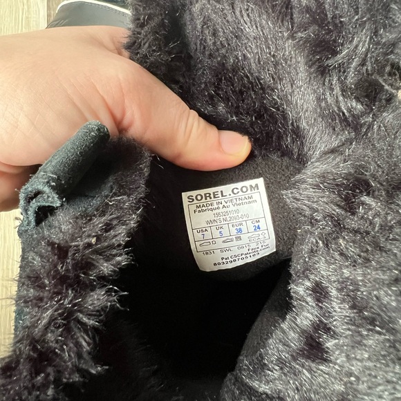 Sorel Tivoli High II Boots Black size 7 - Picture 9 of 10